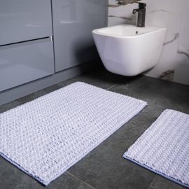 Килим для ванної кімнати Мелоді, лавандовий, 60x100 см