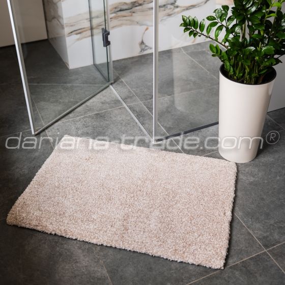 Килимок антибакт. Melange SOFT 60x90 бежевий