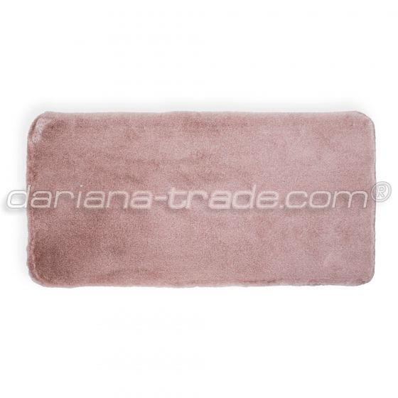 Килимок з еко-хутра Tweed 75x150 см, рожевий