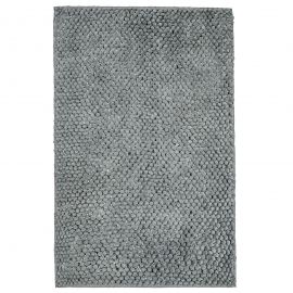Килимок для ванної кімнати Ананас, срібно-сірий, 50x80 см