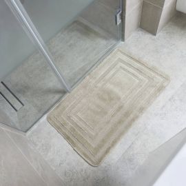 Килимок Econom 50x80 бежевий рамка
