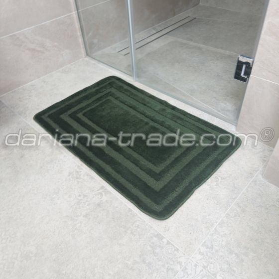 Килимок  Econom 50x80 зелений рамка