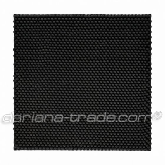 Килимок для ванної кімнати Ананас, графітовий, 50x50 см