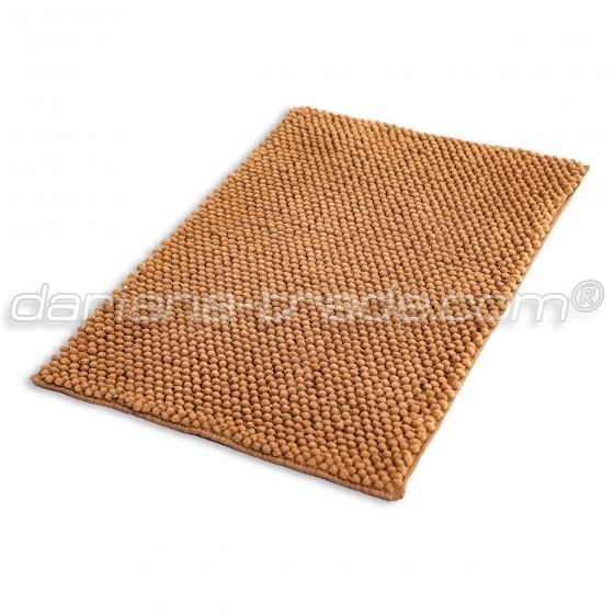 Килимок для ванної кімнати Ананас, пісочний, 70x120 см