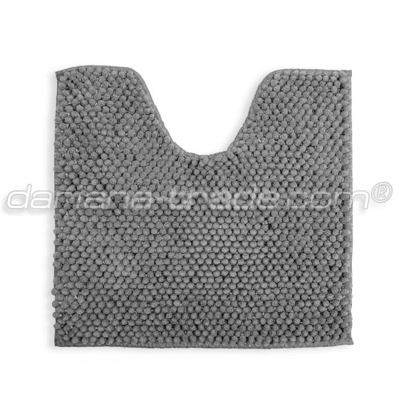 Килимок для ванної кімнати Ананас, гранітний, 55x50 см з вирізом