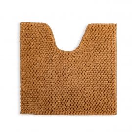 Килимок для ванної кімнати Ананас, пісочний, 55x50 см з вирізом