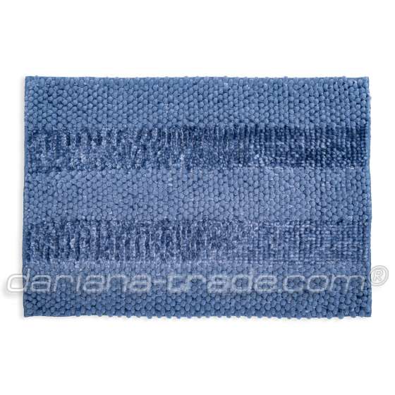Килимок для ванної кімнати Матрас, волошковий, 55x80 см