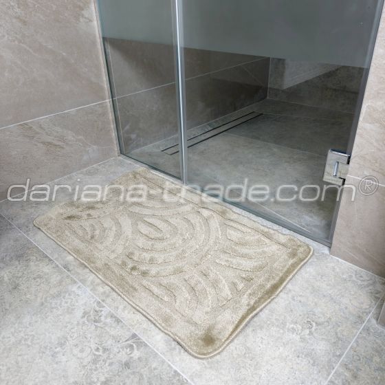 Килимок Econom 50x80 бежевий орнамент