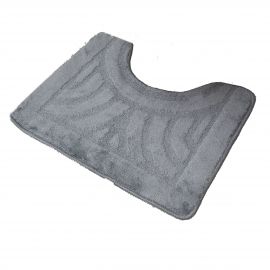 Килимок Econom 50x40 з вирізом сірий орнамент