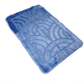 Килимок Econom 50х80см синій, орнамент