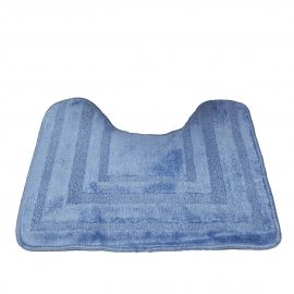 Килимок Econom з вирізом 50х40 синій рамка	