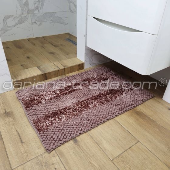 Килимок для ванної кімнати Матрас, коричневий, 55x80 см