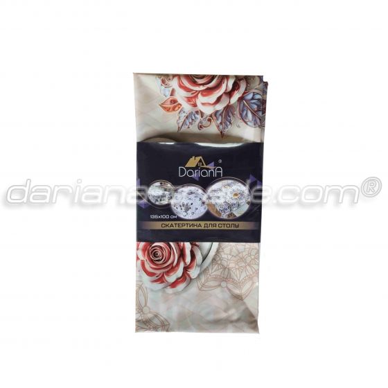 Скатертина для столу Сілікон 135х100см, дизайн в асортименті