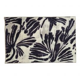 Килимок Plush, бежева квітка 75х150см