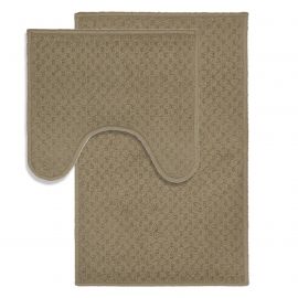 Набір килимків для ванної кімнати LITTLE 44x70+44x40 см бежевий