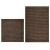 Набір килимків для ванної кімнати Standard, коричневий 60х90+60х50см