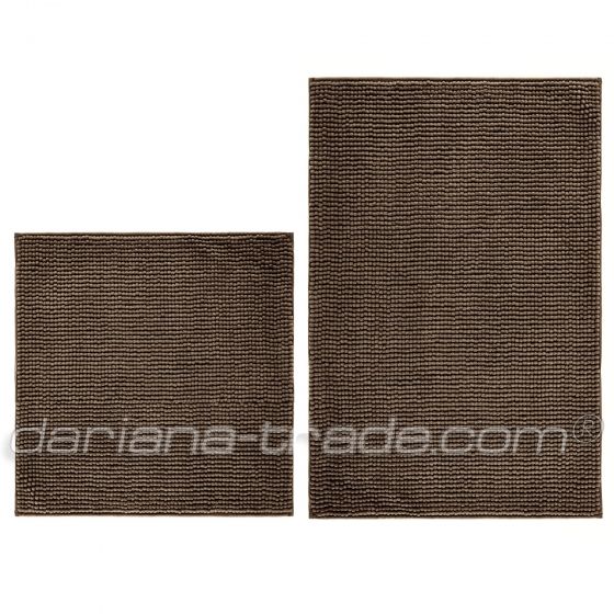 Набір килимків для ванної кімнати Standard, коричневий 60х90+60х50см