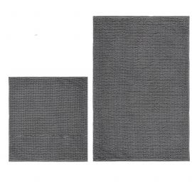 Набір килимків для ванної кімнати Standard, сірий 60х90+60х50см