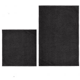 Набір килимків для ванної кімнати Standard, темно-сірий 60х90+60х50см