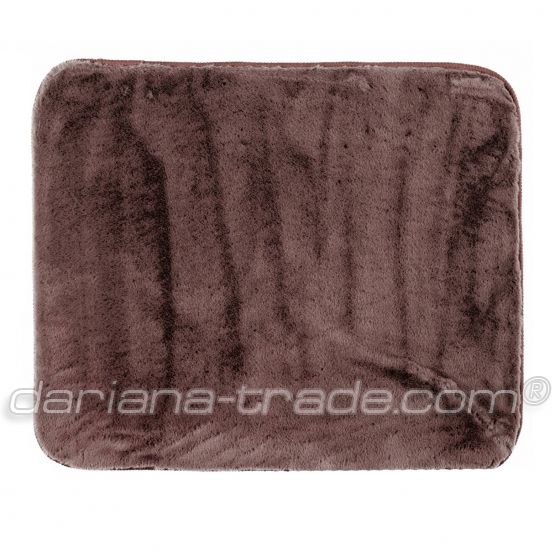 Килимок з еко-хутра Moonbeam 50x60 см, горіховий