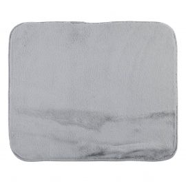 Килимок з еко-хутра Moonbeam 50x60 см, світло-сірий