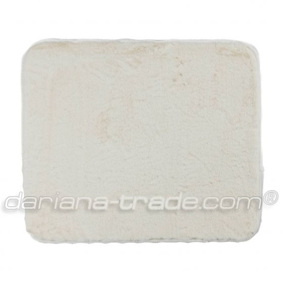 Килимок з еко-хутра Moon 50x60 см, айворі