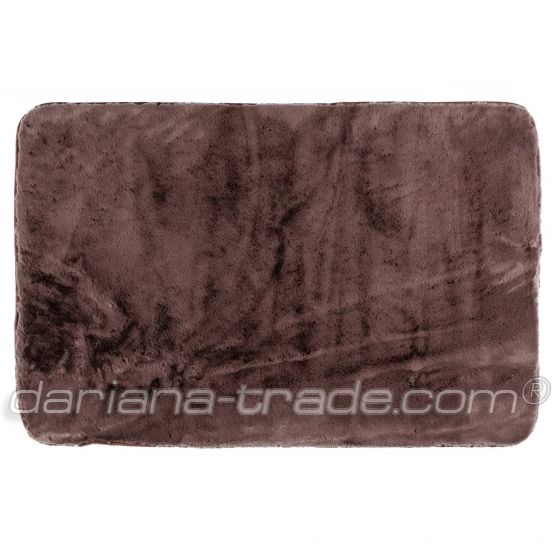 Килимок з еко-хутра Moonbeam 60x90 см, горіховий