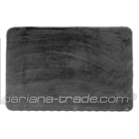Килимок з еко-хутра Moonbeam 60x90 см, графітовий