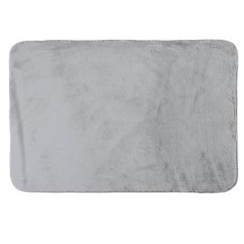 Килимок з еко-хутра Moonbeam 60x90 см, світло-сірий