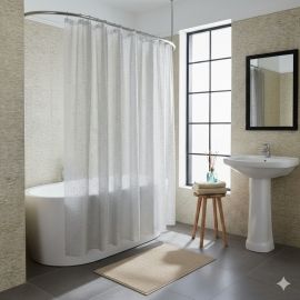 Шторка PEVA 180х180 WB57-white