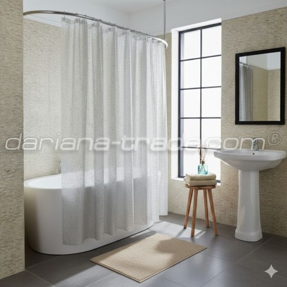 Шторка PEVA 180х180 WB57-white