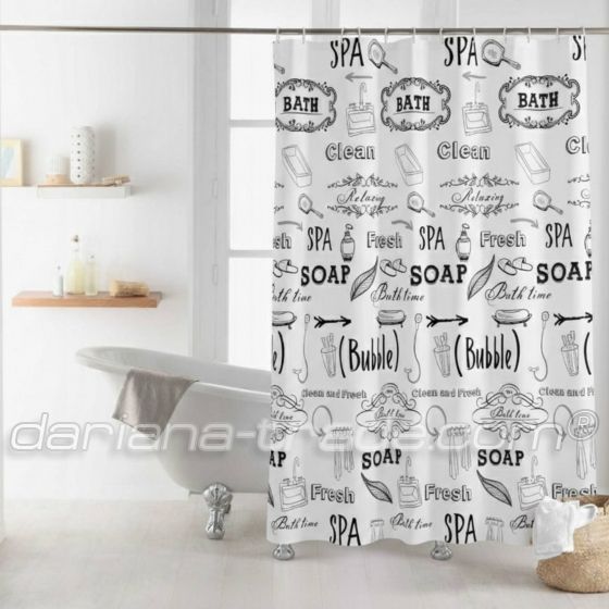 Шторка PEVA 180х180см ZHY004-1