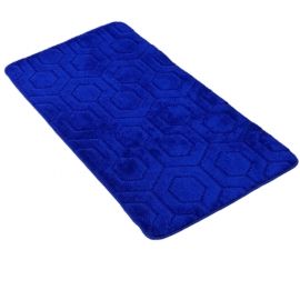 Килимок для ванної соти 60x100см синій