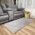 Килимок з еко-хутра Tweed 75x150 см, сірий