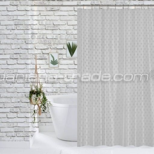 Шторка Жаккард JC12-4401-теплий сірий