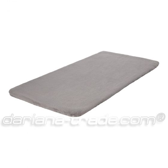 Килимок з еко-хутра Elegant 60x120см, французький сірий