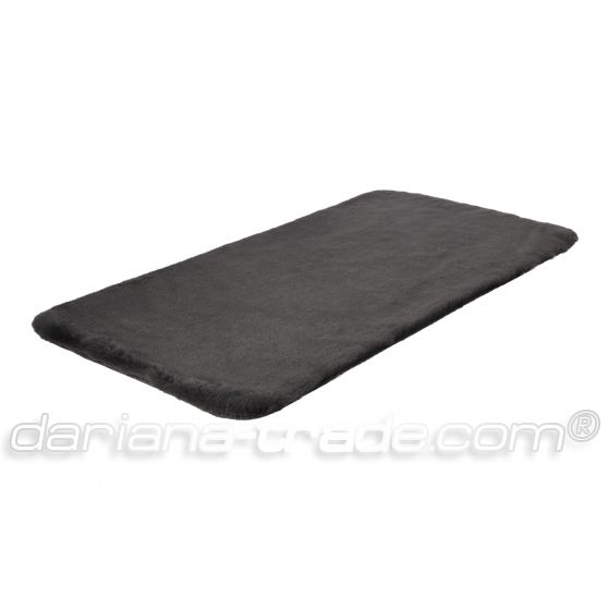 Килимок з еко-хутра  Elegant  60x120 см, темно-сірий