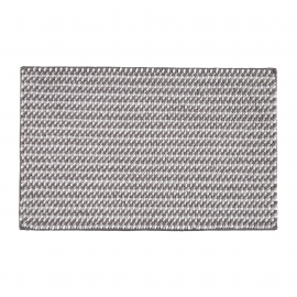 Килим для ванної кімнати Мелоді, сірий, 50х80 см