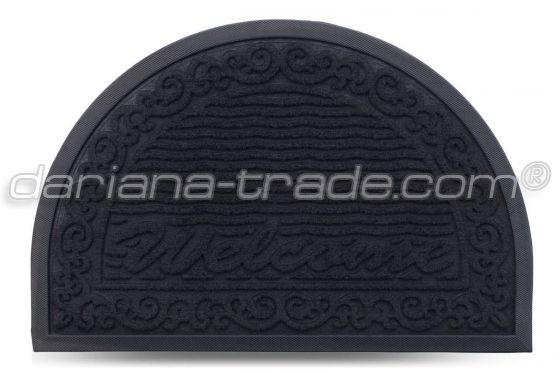 Килимок MX півколо, чорний, 40х60см