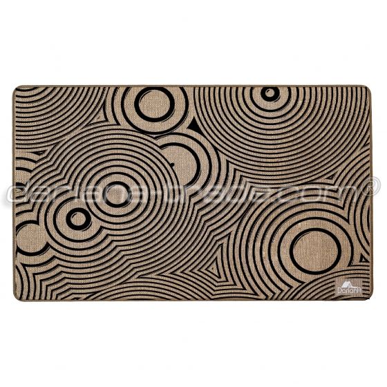 Килимок Льон, прінт коло, 45х75 см