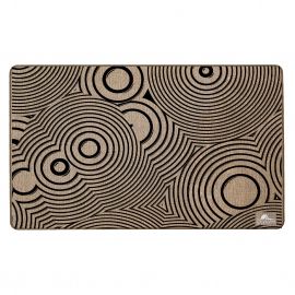 Килимок Льон, прінт коло, 70х120 см