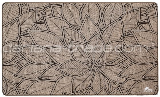 Килимок Льон, прінт флора, 60х90 см