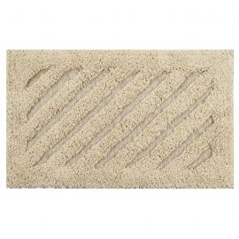 Килим з бавовни Softa 45x75 см бежевий зі смугами