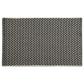 Килим з бавовни Soma  50х80 см чорний