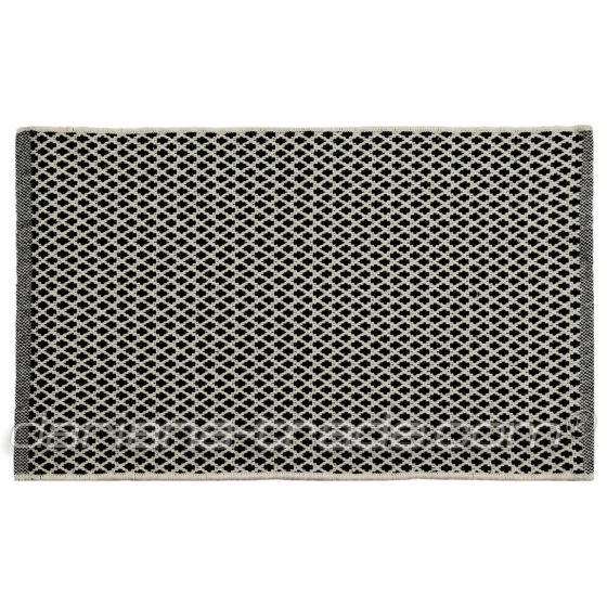 Килим з бавовни Soma  50х80 см чорний