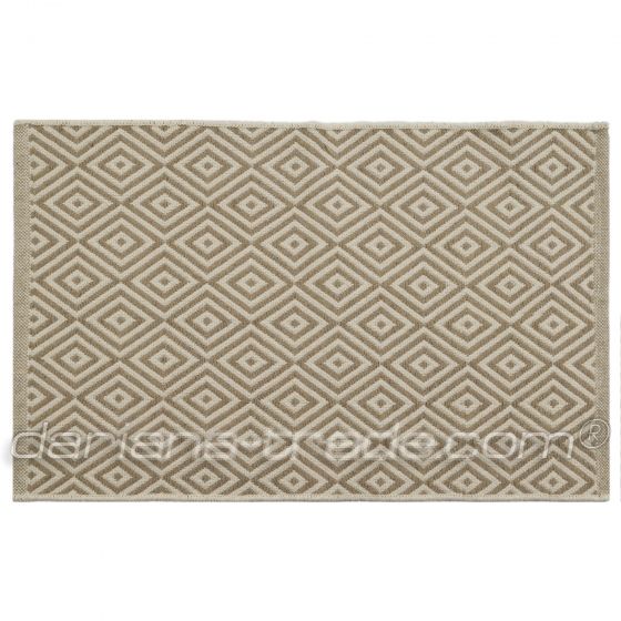 Килим з бавовни Soma 50х80 см бежевий 