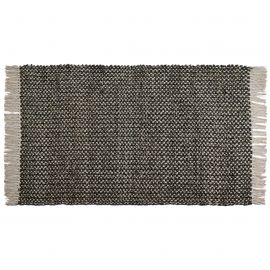 Килим з бавовни Rumi 80х130 см чорний